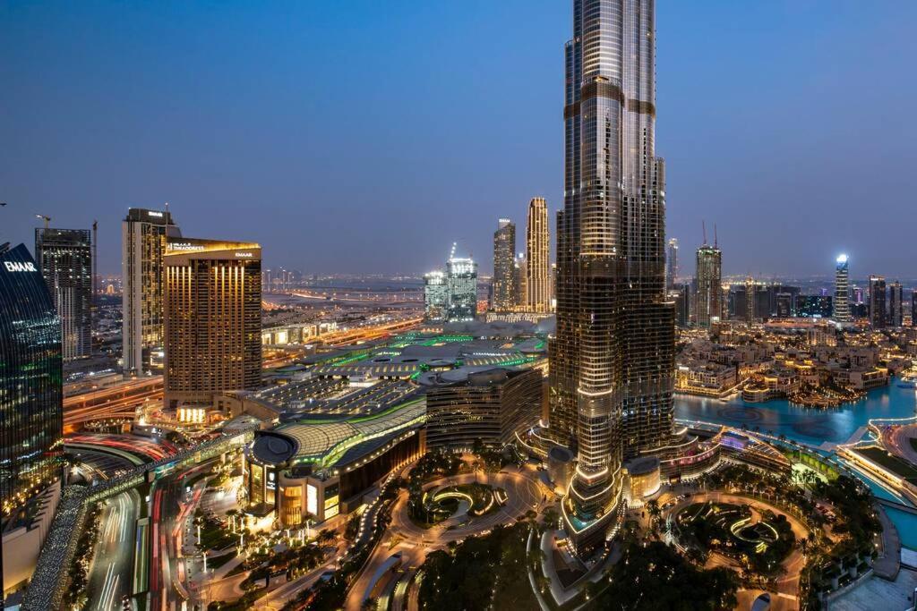 דובאי First Class 3Br With Full Burj Khalifa And Fountain View מראה חיצוני תמונה