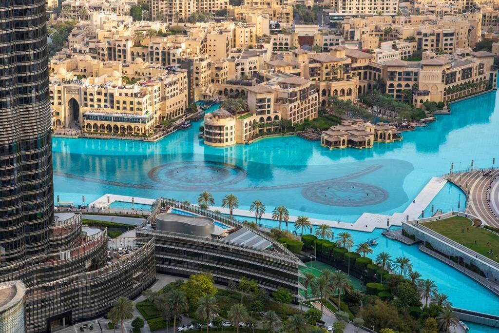 דובאי First Class 3Br With Full Burj Khalifa And Fountain View מראה חיצוני תמונה